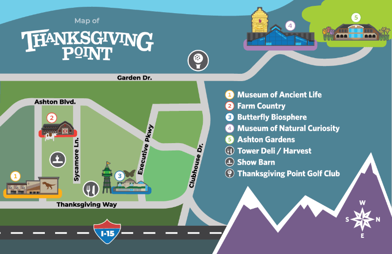 Thanksgiving Point Map