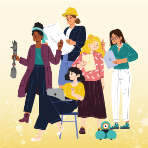 illustrated women scientists 