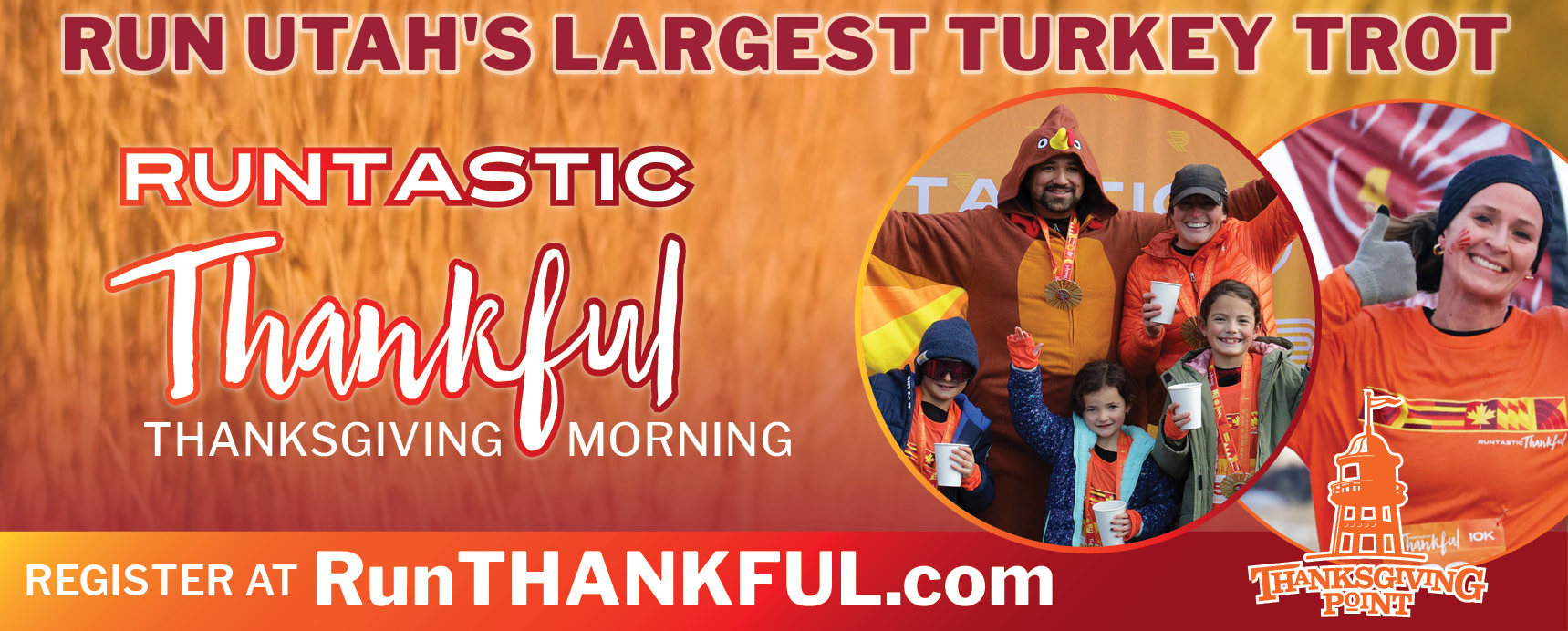 Run Utah's largest turkey trot runtastic thankful