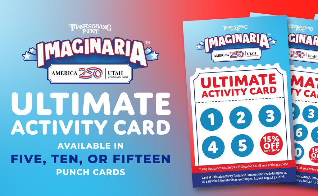Ultimate Activity Card at Imaginaria