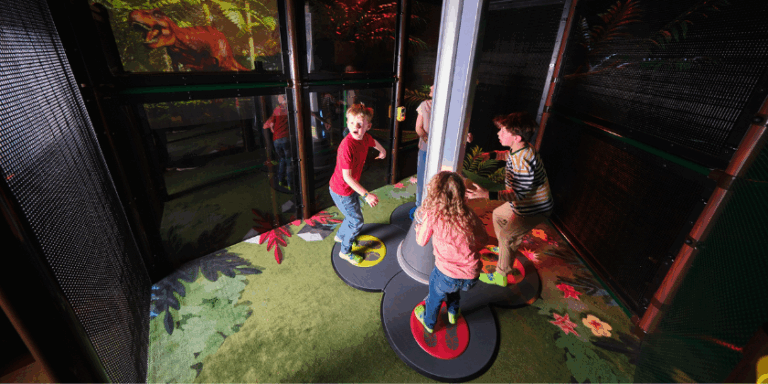 Climb, slide, and stomp through Utah’s largest indoor prehistoric playground!