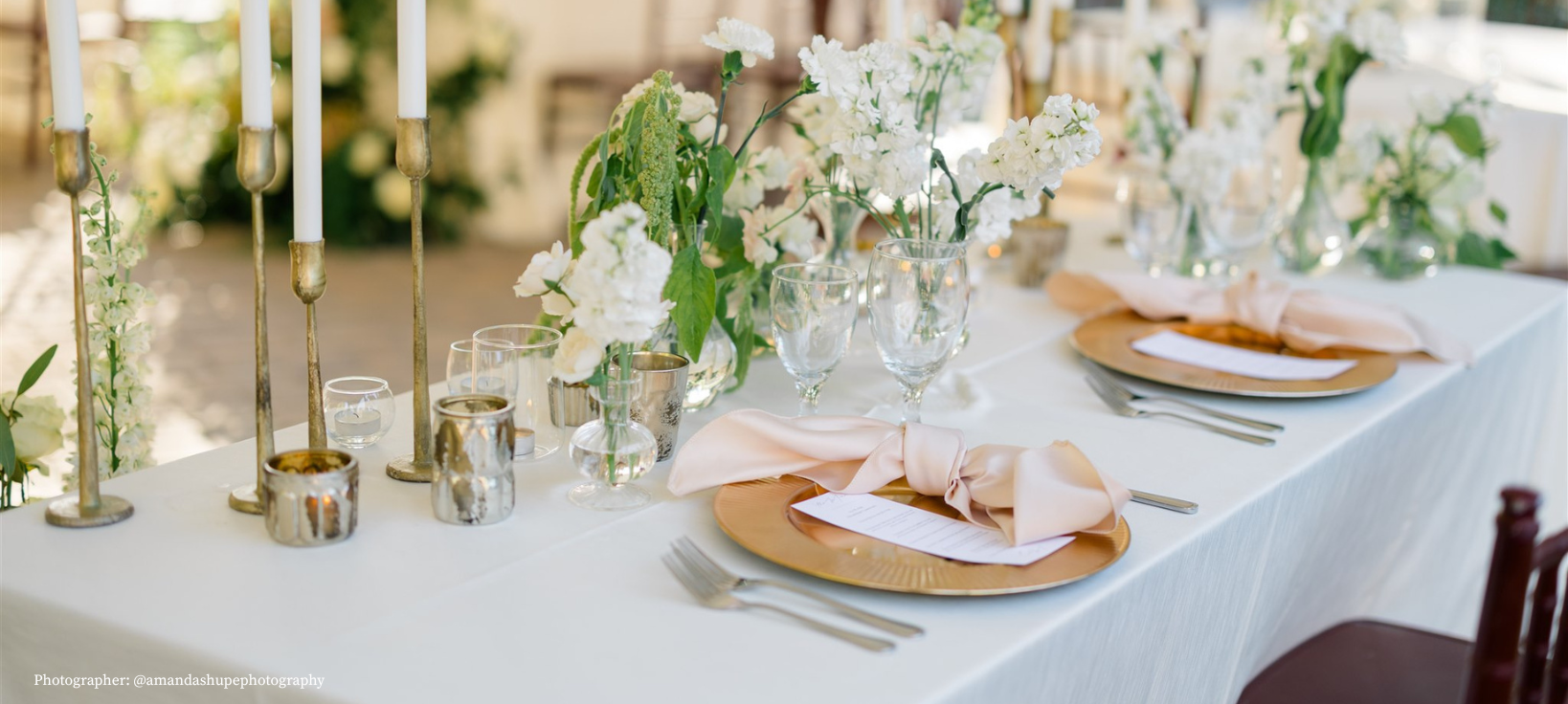 garden wedding table decor